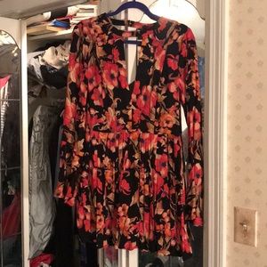 Free people floral dress size 10